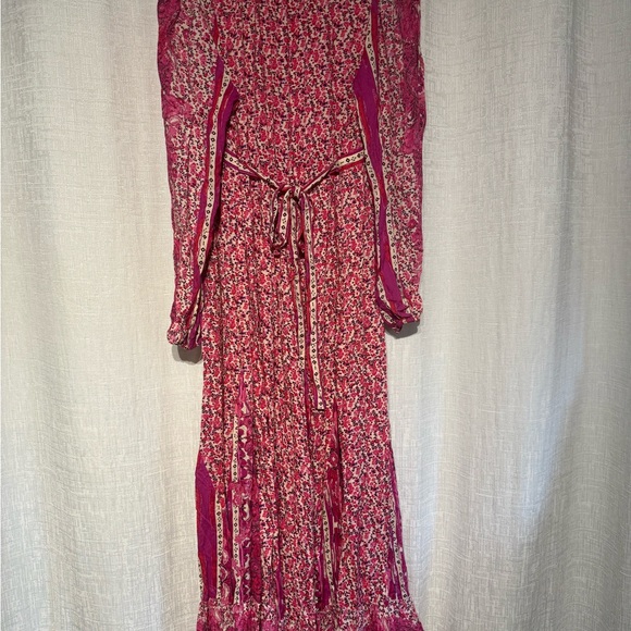 Free People Pink Floral Maxi Dress - Picture 5 of 6